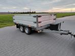 Nette Henra tandemasser handmatige kieper aanhanger, 2700kg,, Ophalen, Gebruikt