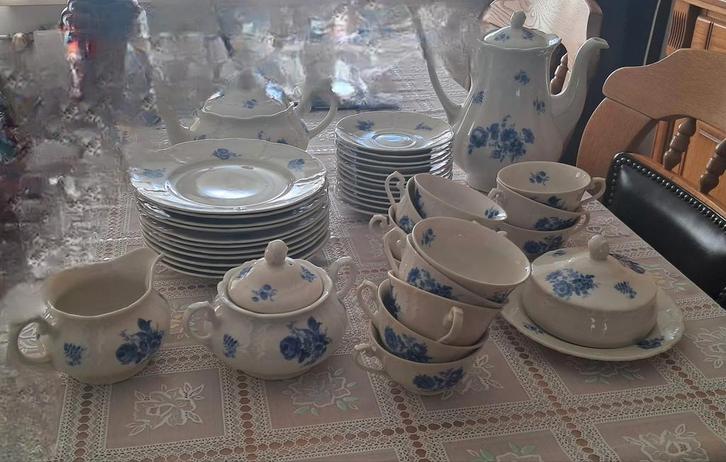 Mosa Maastricht Servies, 12-delig, 1960, Huis en Inrichting, Keuken | Servies, Gebruikt, Compleet servies, Overige stijlen, Porselein