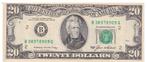 USA 20 dollar 1985 serie B (UNC), Verzenden, Noord-Amerika, Los biljet