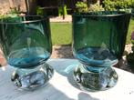 Stel design glazen vazen of bokalen., Antiek en Kunst, Antiek | Glas en Kristal, Ophalen of Verzenden