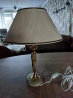 TAFELLAMP  (VINTAGE) MET ONYX VOET, Ophalen of Verzenden, Zo goed als nieuw, Minder dan 50 cm