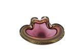 Barovier & Toso - Murano - asbak - glas - paars/roze - 60s, Antiek en Kunst, Ophalen of Verzenden