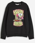 Zwarte trui maat 158 Sponge Bob sweater, Jongen of Meisje, Trui of Vest, H&M, Nieuw