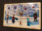 Disney Frozen Anna Elsa Olaf puzzel houten motoriek Eichhorn, Ophalen of Verzenden, 10 tot 50 stukjes, Gebruikt