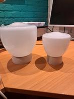 Antieke Gispen melkglas grote plafondlamp ( 2x), Ophalen of Verzenden, Zo goed als nieuw