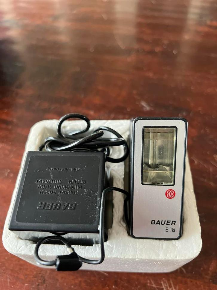 Bauer E16 Ultraflitser - Vintage Camera Flitser, Audio, Tv en Foto, Fotografie | Flitsers, Gebruikt, Overige merken, Ophalen of Verzenden