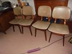 Jaren 50 Mid Century design stoelen, Ophalen, Zo goed als nieuw, Overige kleuren, Vier