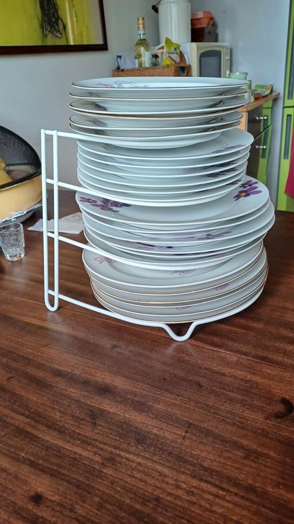 Bordenrek 3 laags - Praktisch en Ruimtebesparend, Huis en Inrichting, Keuken | Servies, Zo goed als nieuw, Overige typen, Effen