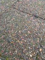 63 Rode grindtegels 50 x 50 cm, Tuin en Terras, Ophalen, Gebruikt, 10 m² of meer, Beton