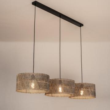 hanglamp riet rotan bamboe japandi eettafel bar tafel lamp beschikbaar voor biedingen
