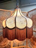 Vintage 60s / 70s Adjustable Fringe Ceiling Lamp Hanglamp, Ophalen of Verzenden, Zo goed als nieuw, Minder dan 50 cm