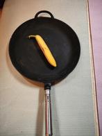 Grote gietijzeren pannekoek pan, Huis en Inrichting, Keuken | Potten en Pannen, Ophalen of Verzenden, Gietijzer, Koekenpan of Braadpan