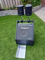 Roland PM-30 versterker met sataliet speakers, Zo goed als nieuw, Ophalen, Minder dan 500 watt