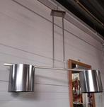 Hang lamp zilveren kappen, Huis en Inrichting, Lampen | Hanglampen, Ophalen of Verzenden, Zo goed als nieuw, Minder dan 50 cm