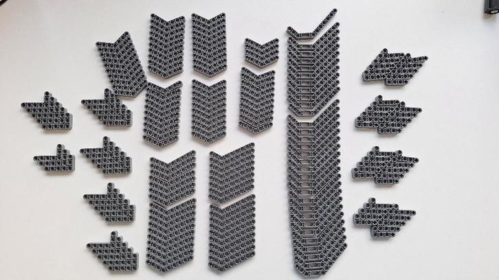Voorraad Lego Technic Donkergrijs, Kinderen en Baby's, Speelgoed | Duplo en Lego, Zo goed als nieuw, Lego, Losse stenen, Ophalen of Verzenden