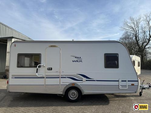 Wilk S3 450 HTD VAST BED EN MOVER, Caravans en Kamperen, Caravans, Bedrijf, tot en met 4, 1000 - 1250 kg, Rondzit, Wilk, Lengtebed