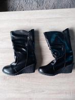 Nieuwe leatherlook laarzen, Ophalen, Hoge laarzen, Zwart, Nieuw