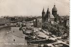 AMSTERDAM PRINS HENDRIKKADE ST NICOLAASKERK CENTRAAL STATION, Verzamelen, Ansichtkaarten | Nederland, Ophalen of Verzenden, 1940 tot 1960