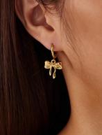 Stainless steel oorbellen, Sieraden, Tassen en Uiterlijk, Hangers, Nieuw, Ophalen of Verzenden, Goud