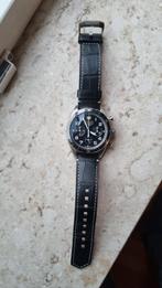 Tag Heuer Autavia Flyback Chronograph, Ophalen, Leer, Staal, Polshorloge