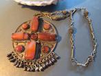 oude tribal oosterse ketting carneool, Sieraden, Tassen en Uiterlijk, Antieke sieraden, Verzenden, Overige materialen, Ketting
