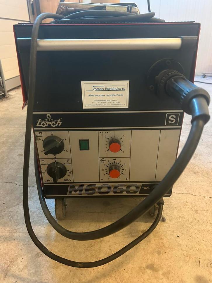 Lorch M6060 mig/mag lasapparaat 230v/380v, Doe-het-zelf en Verbouw, Gereedschap | Lasapparaten, Zo goed als nieuw, Co2, 150 tot 250 ampère