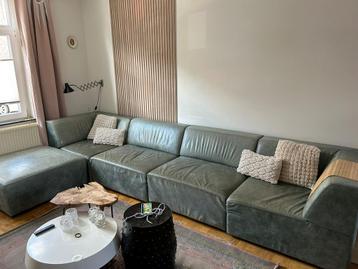 Leren hoekbank Goossens, 380 x 285 beschikbaar voor biedingen