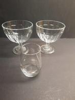 2 mooie ijscoupes van glas, Verzamelen, Glas en Borrelglaasjes, N.v.t., Ophalen of Verzenden, Zo goed als nieuw, N.v.t.