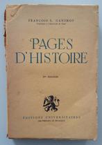 Pages d'Histoire - François-L. Ganshof, François-L. Ganshof, Europa, Ophalen of Verzenden, 20e eeuw of later