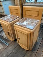 Set Art Deco nachtkastjes, Ophalen, Zo goed als nieuw, Minder dan 45 cm, 70 cm of meer