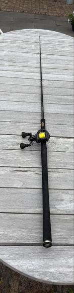 W3 monsterstick + abu garcia 41x - ook los tekoop, Watersport en Boten, Ophalen of Verzenden, Gebruikt, Werphengel