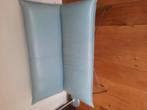 jess design bank en drie stoelen, Ophalen of Verzenden, Gebruikt, Blauw, Leer
