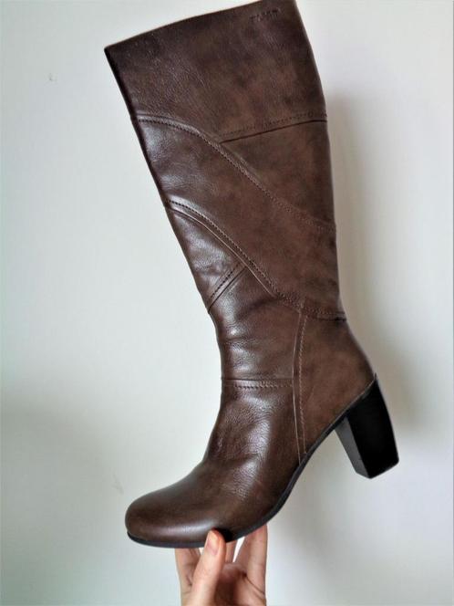 ESPRIT 100% leren laarzen, bruin, maat 39, NIEUW in doos, Kleding | Dames, Schoenen, Nieuw, Hoge laarzen, Bruin, Ophalen of Verzenden