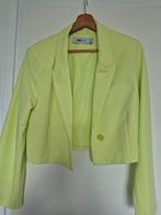 Lime Groene Blazer - Maat L, Kleding | Dames, Jasjes, Kostuums en Pakken, FB SISTER, Geel, Maat 42/44 (L), Ophalen of Verzenden