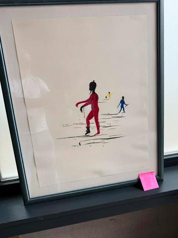 Henk Visch Litho - Gesigneerd & Ingelijst beschikbaar voor biedingen