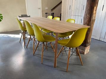 8x Vitra eames DSW eetkamerstoelen nieuwe hoogte beschikbaar voor biedingen