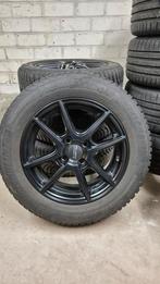 Winterbanden met Velgen - Set van 4, Ophalen, Gebruikt, 15 inch, Banden en Velgen