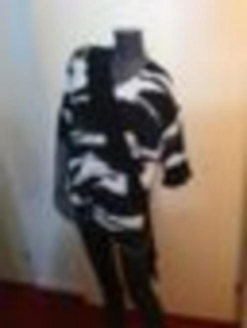 Mooie zwart/witte elegante blouse van Koker/Amsterdam, mt:44, Kleding | Dames, Blouses en Tunieken, Nieuw, Maat 42/44 (L), Zwart
