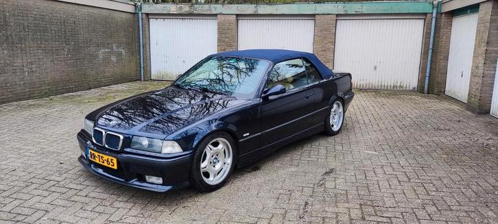 BMW 3 Serie 2.8 328i Cabrio 1997 nachtblau individual e36, Auto's, BMW, Particulier, 3-Serie, ABS, Airbags, Airconditioning, Alarm