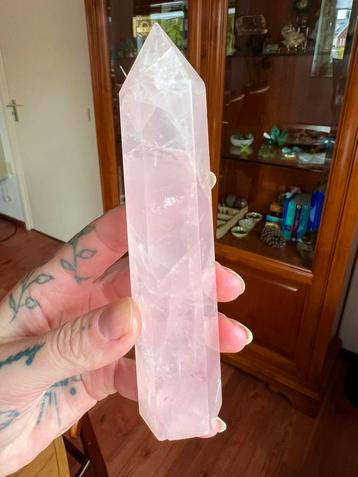 Rozenkwarts Obelisk - Energie & Schoonheid beschikbaar voor biedingen