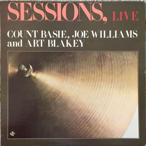 Jazz L.P. (1976) Count Basie & Art Blakey - Sessions Live, Cd's en Dvd's, Vinyl | Verzamelalbums, Gebruikt, Jazz en Blues, 12 inch
