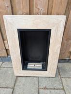 Haard bio ethanol met natuursteen bekleding., Huis en Inrichting, Haarden, Ophalen, Zo goed als nieuw, Overige soorten