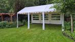 GO-PRO Limited Edition 4x6 Partytent met grondframe Wit, Tuin en Terras, Partytenten, Partytent, 4 tot 6 meter, 5 tot 8 meter