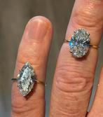 Nieuwe gouden ringen met natuurlijke of lab-grown diamanten, Nieuw, Ophalen of Verzenden, 17 tot 18, Dame of Heer