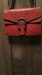 Gucci Dionysus Schoudertas - Rood Leer,  ZGAN 50 euro!, Ophalen of Verzenden, Zo goed als nieuw, Rood, Schoudertasje