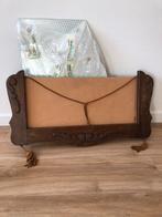 Antieke spiegel met kwasten, Antiek en Kunst, Ophalen, Rechthoekig