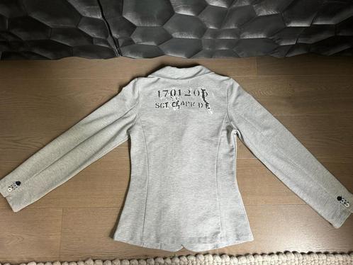 Mr & Mrs Woods colbert / jasje - jersey - grijs - maat 152, Kinderen en Baby's, Kinderkleding | Maat 152, Zo goed als nieuw, Jongen of Meisje