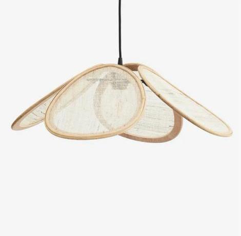 Twee Madam Stoltz Hanglampen, Huis en Inrichting, Lampen | Hanglampen, Zo goed als nieuw, Minder dan 50 cm, Stof, Ophalen of Verzenden