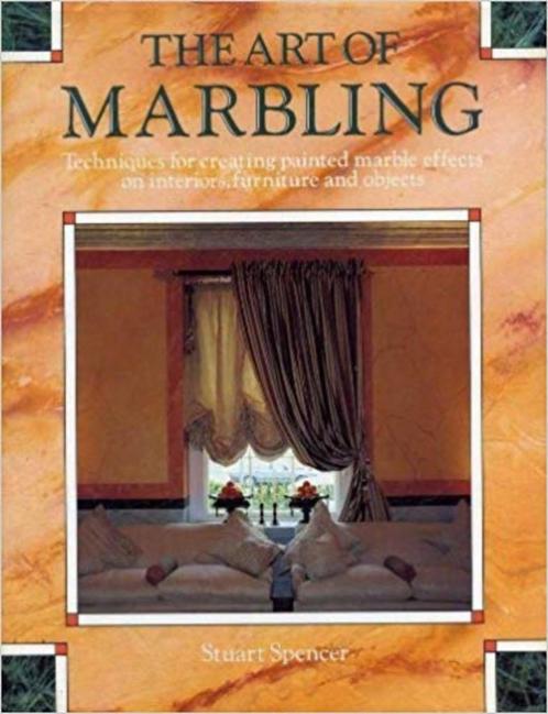 The art of marbling Stuart Spencer, Hardcover, Boeken, Hobby en Vrije tijd, Zo goed als nieuw, Tekenen en Schilderen, Ophalen of Verzenden