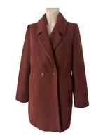 Anna van Toor mantel XL, Kleding | Dames, Maat 46/48 (XL) of groter, Ophalen of Verzenden, Zo goed als nieuw, Bruin